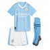 Manchester City Jack Grealish #10 Hjemmebanesæt Børn 2023-24 Kort ærmer (+ korte bukser)